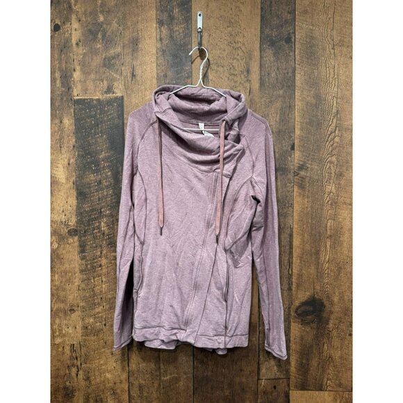 Lululemon Coast Easy Wrap Heathered Misty Merlot Size 4 EUC - Picture 2 of 7